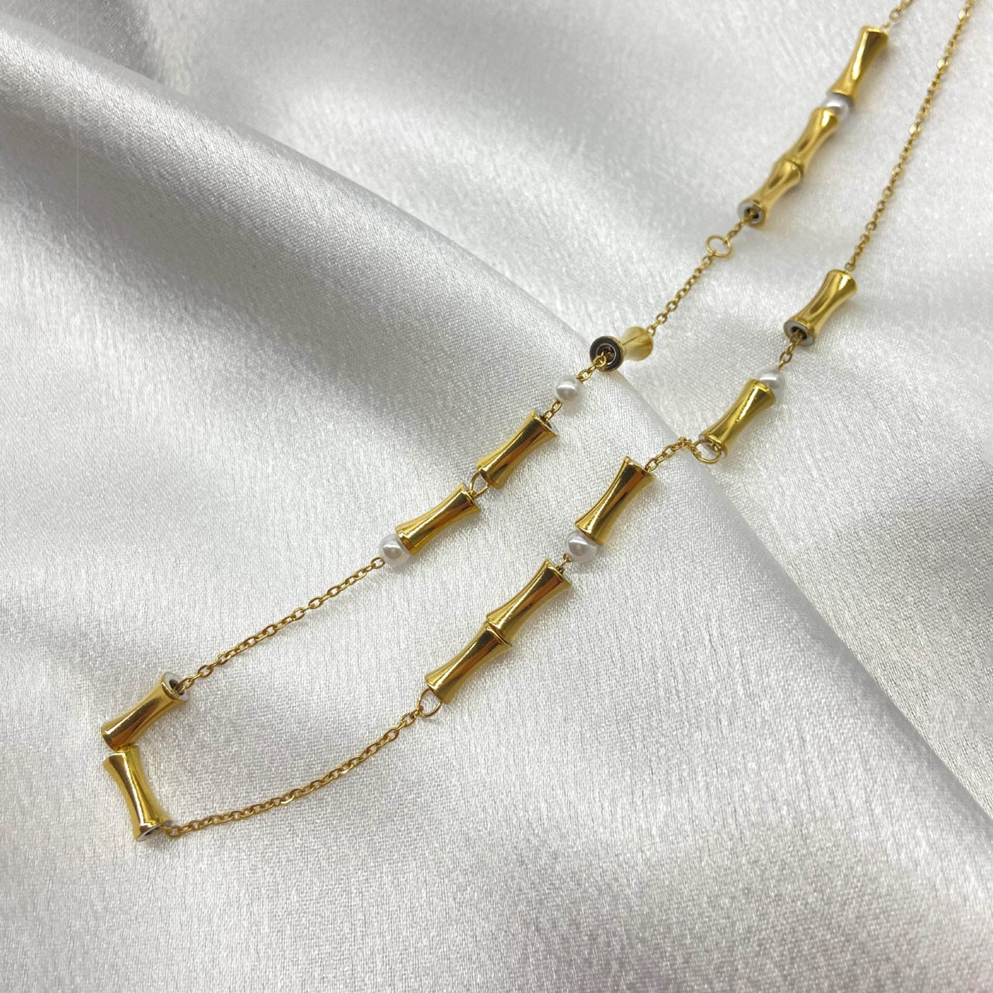 Bamboo Charm  Necklace