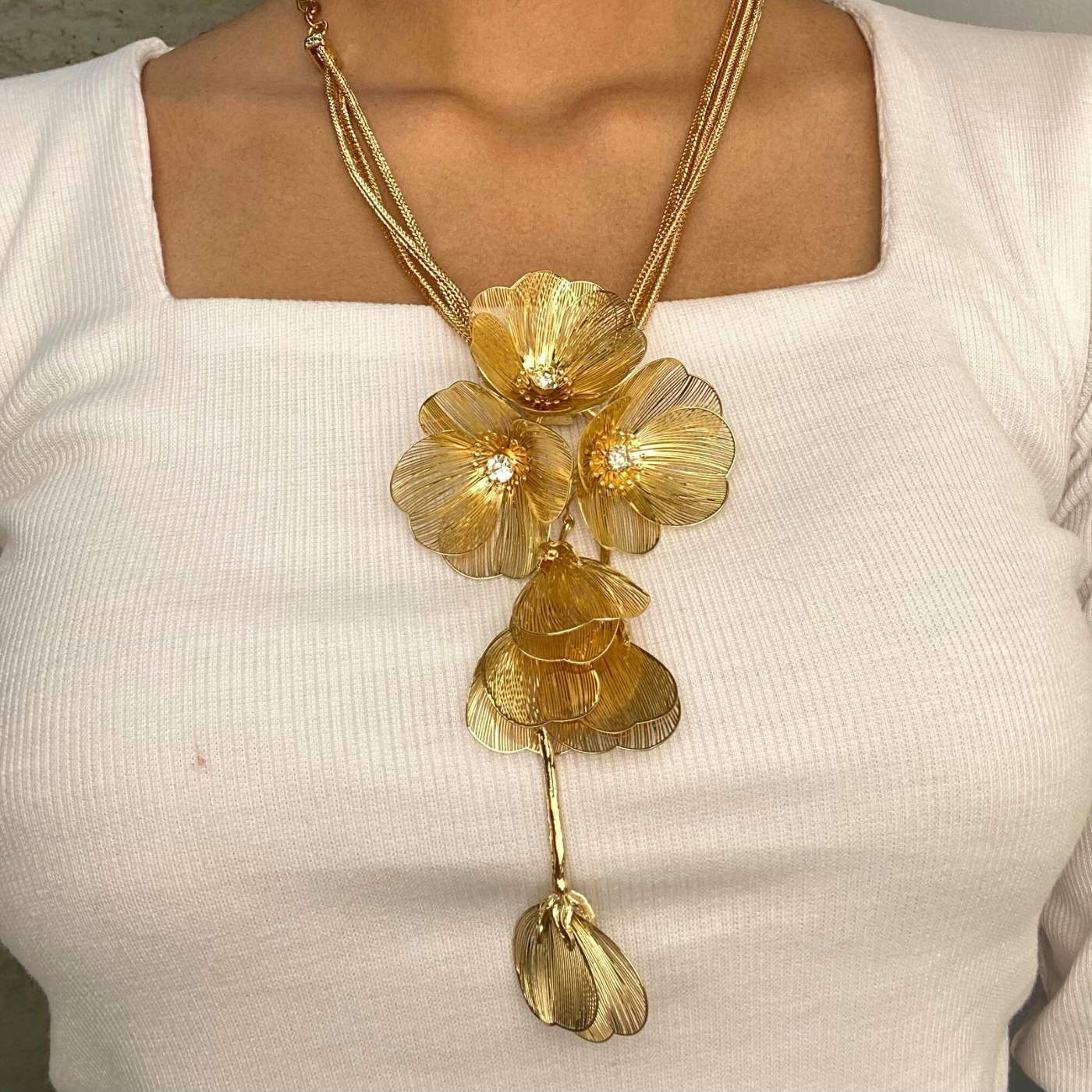 Golden Bloom Necklace