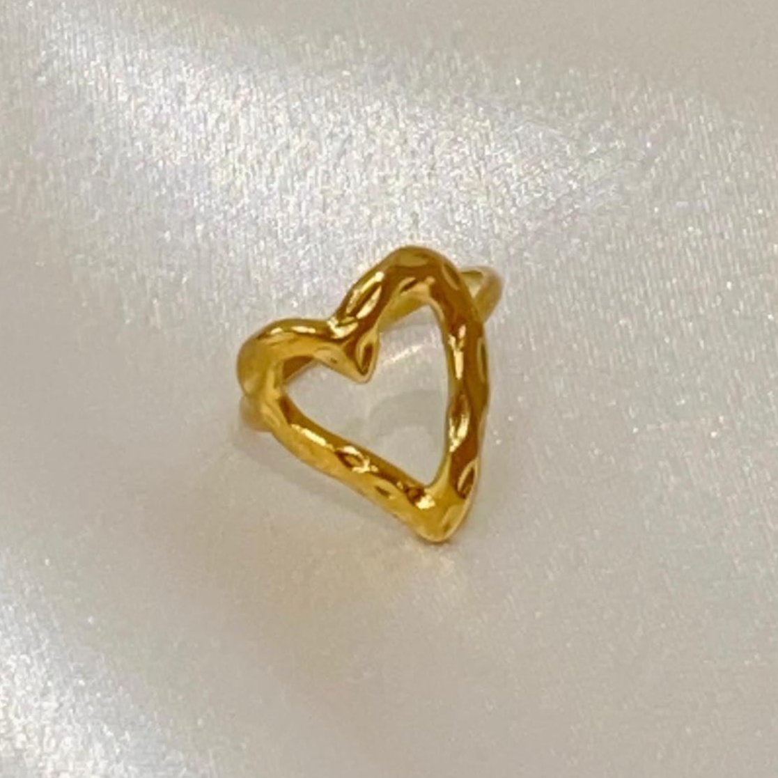 Open Heartwave Ring