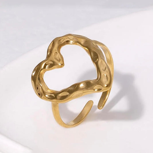 Open Heartwave Ring