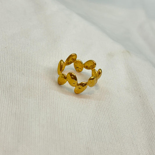 Golden Leaves Ring