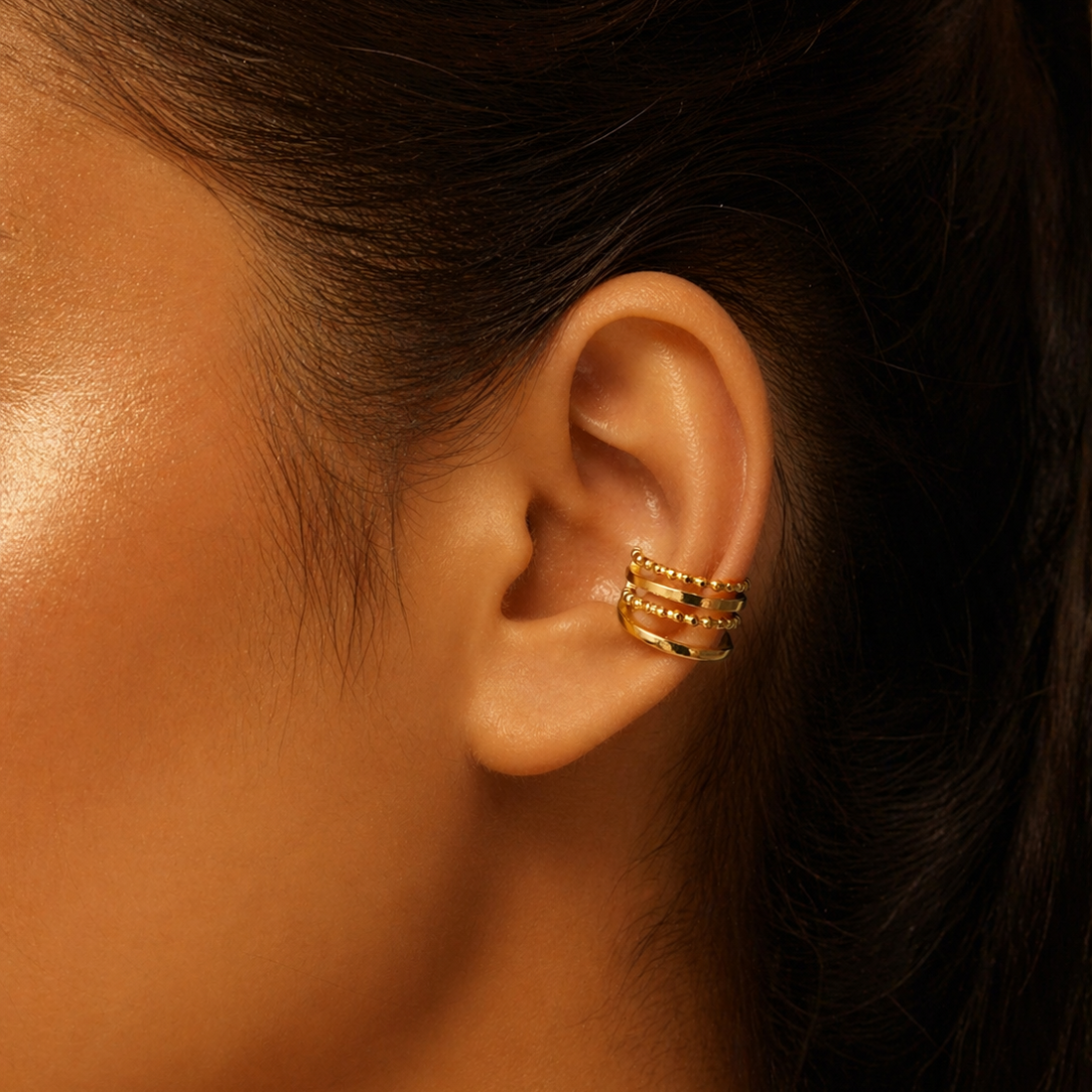 18K Gold Plated Ear Cuff Earrings