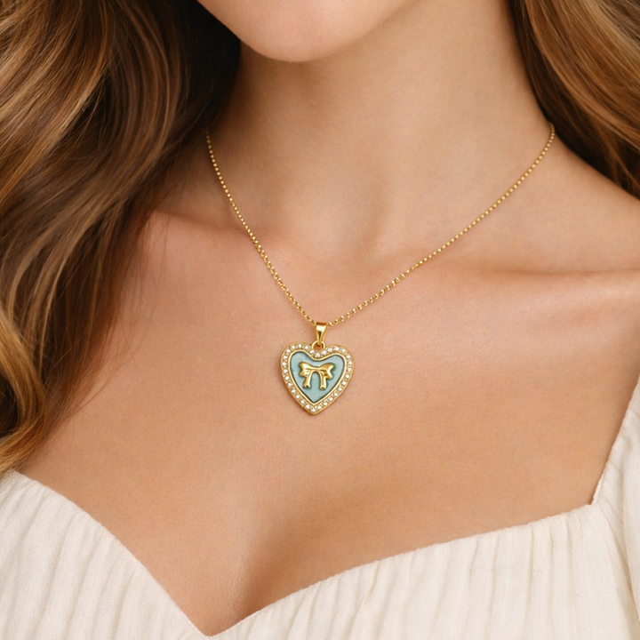18K Gold Plated Heart Necklace
