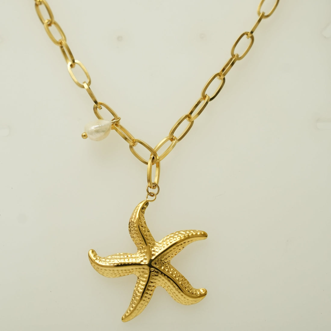 18K Gold Plated Starfish Necklace