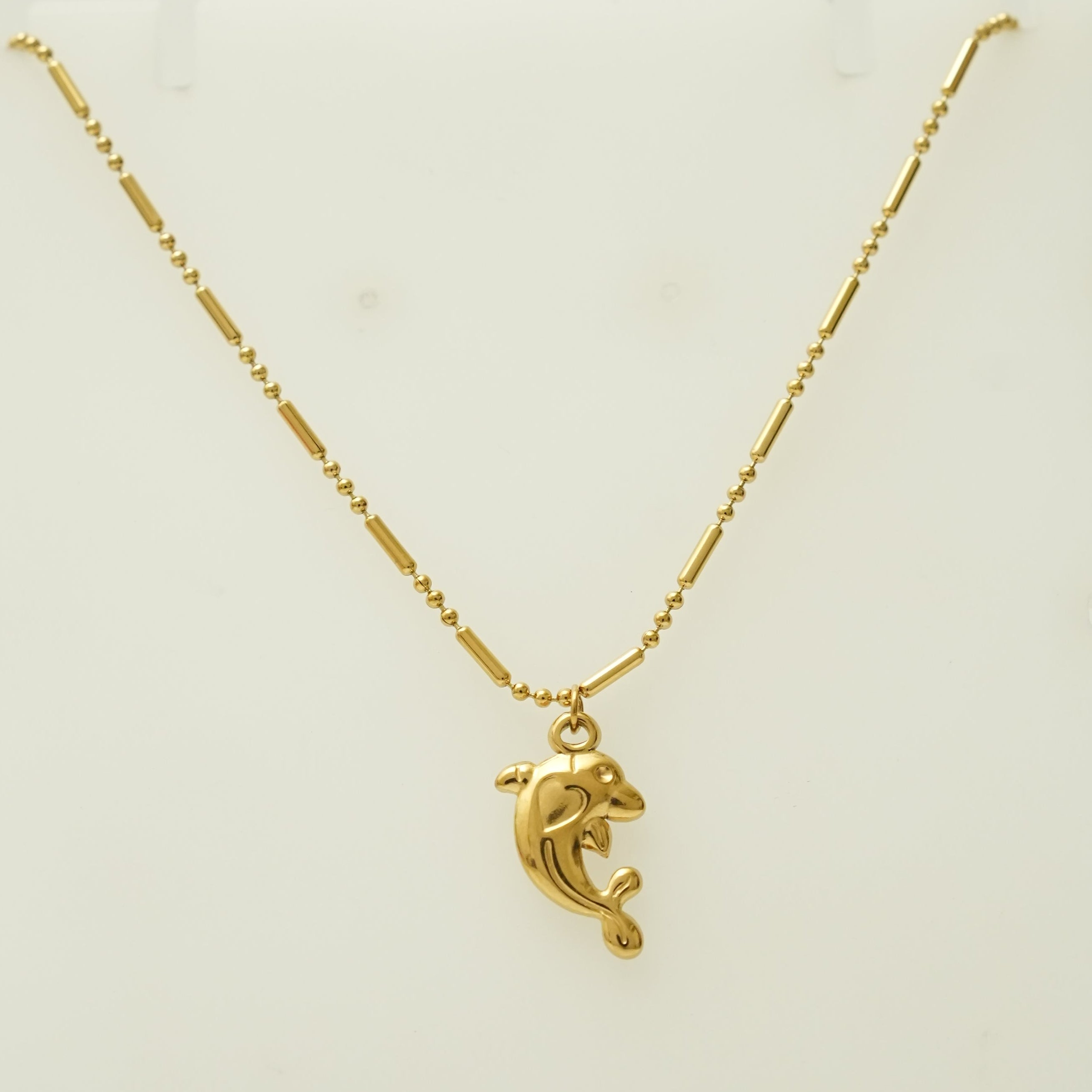 18K Gold Plated Dolphin Necklace