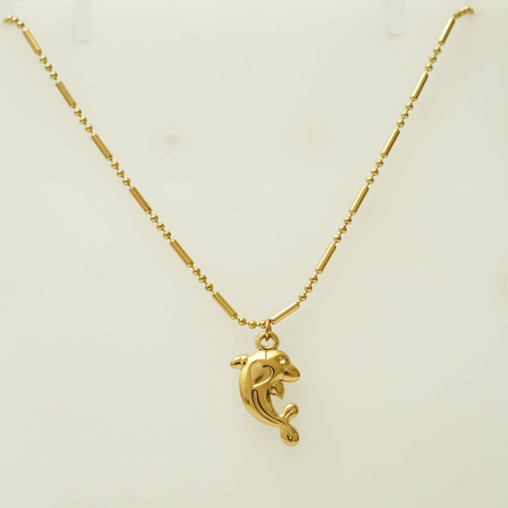 18K Gold Plated Dolphin Necklace
