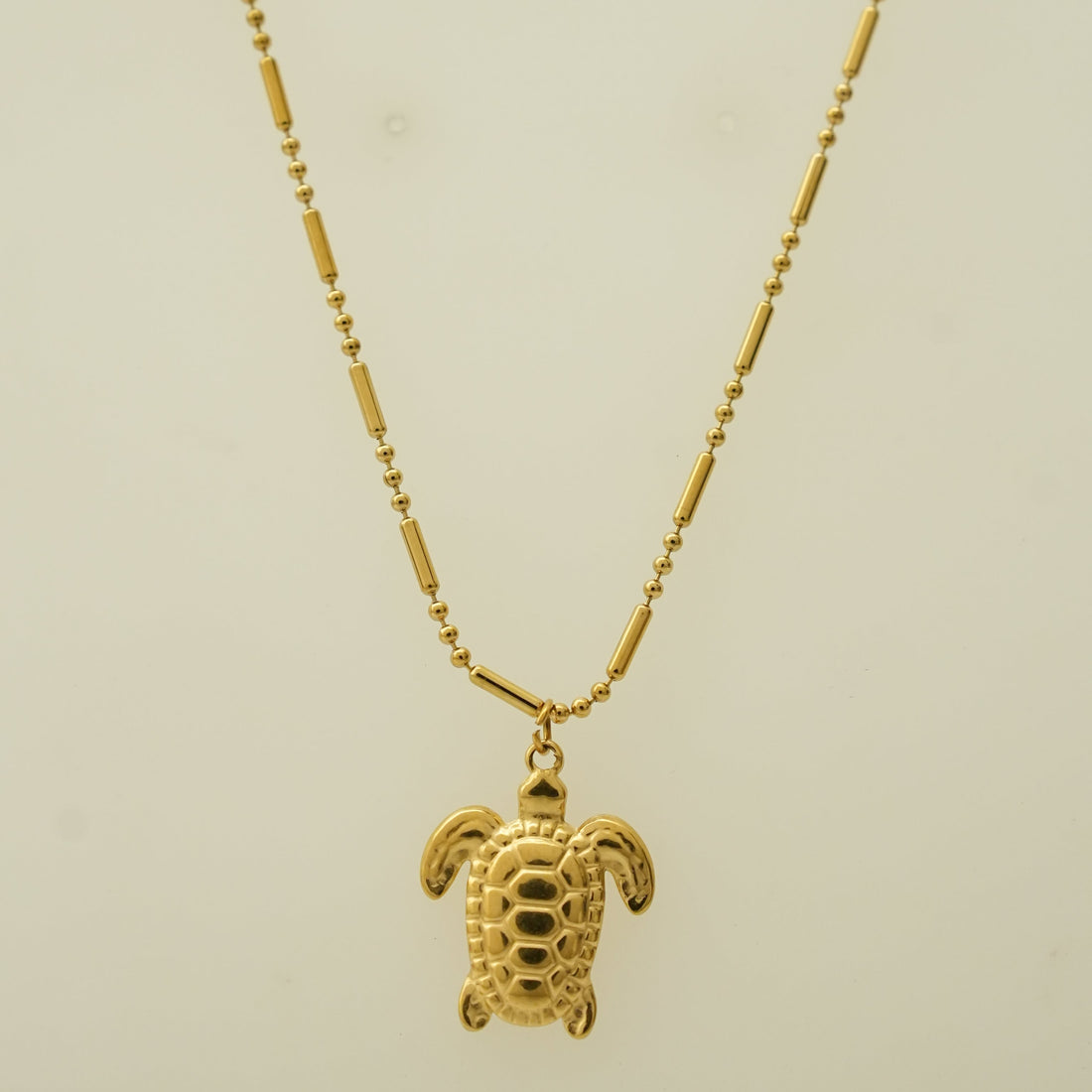 18K Gold Plated Turtle Necklace