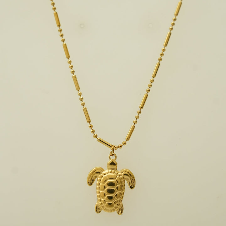 18K Gold Plated Turtle Necklace