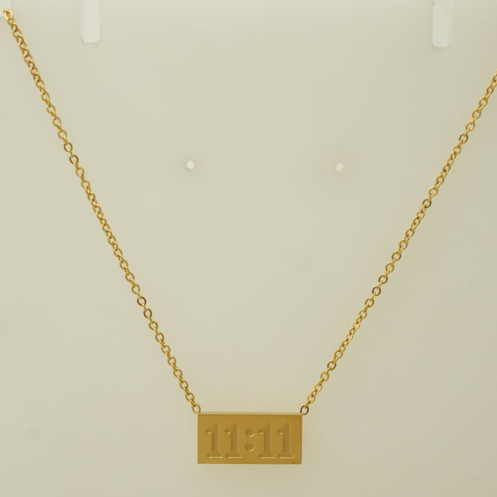 18K Gold Plated 11:11 Necklace
