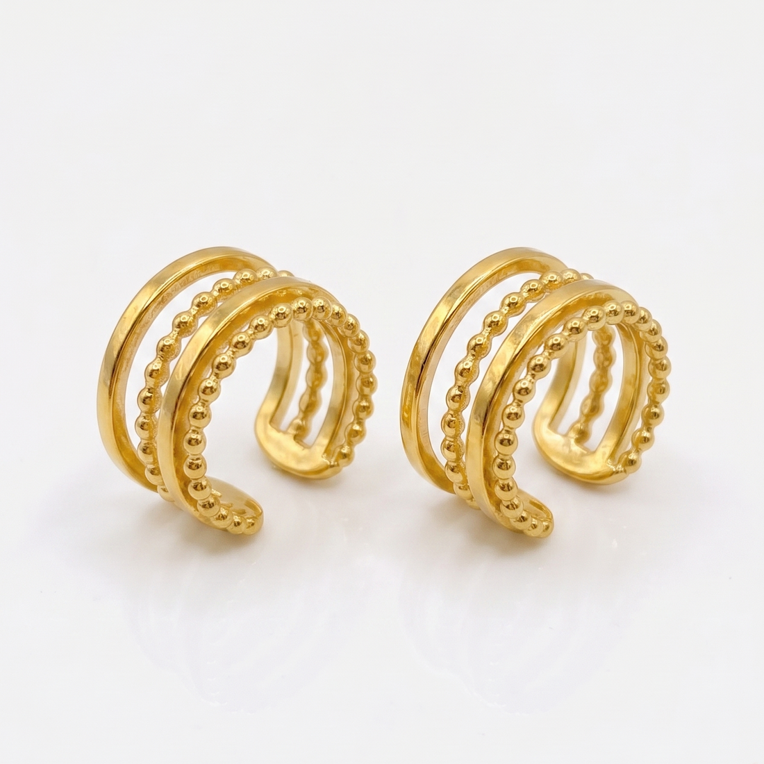 18K Gold Plated Ear Cuff Earrings