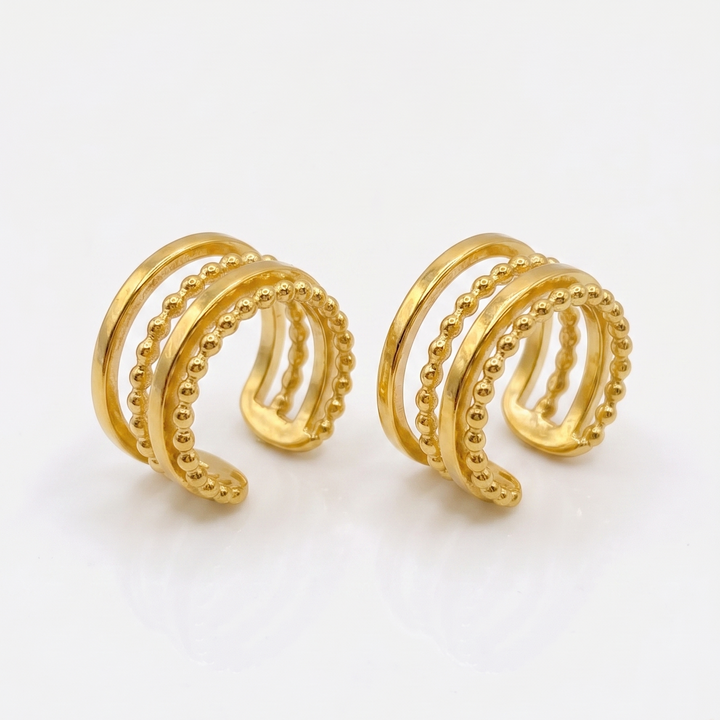 18K Gold Plated Ear Cuff Earrings