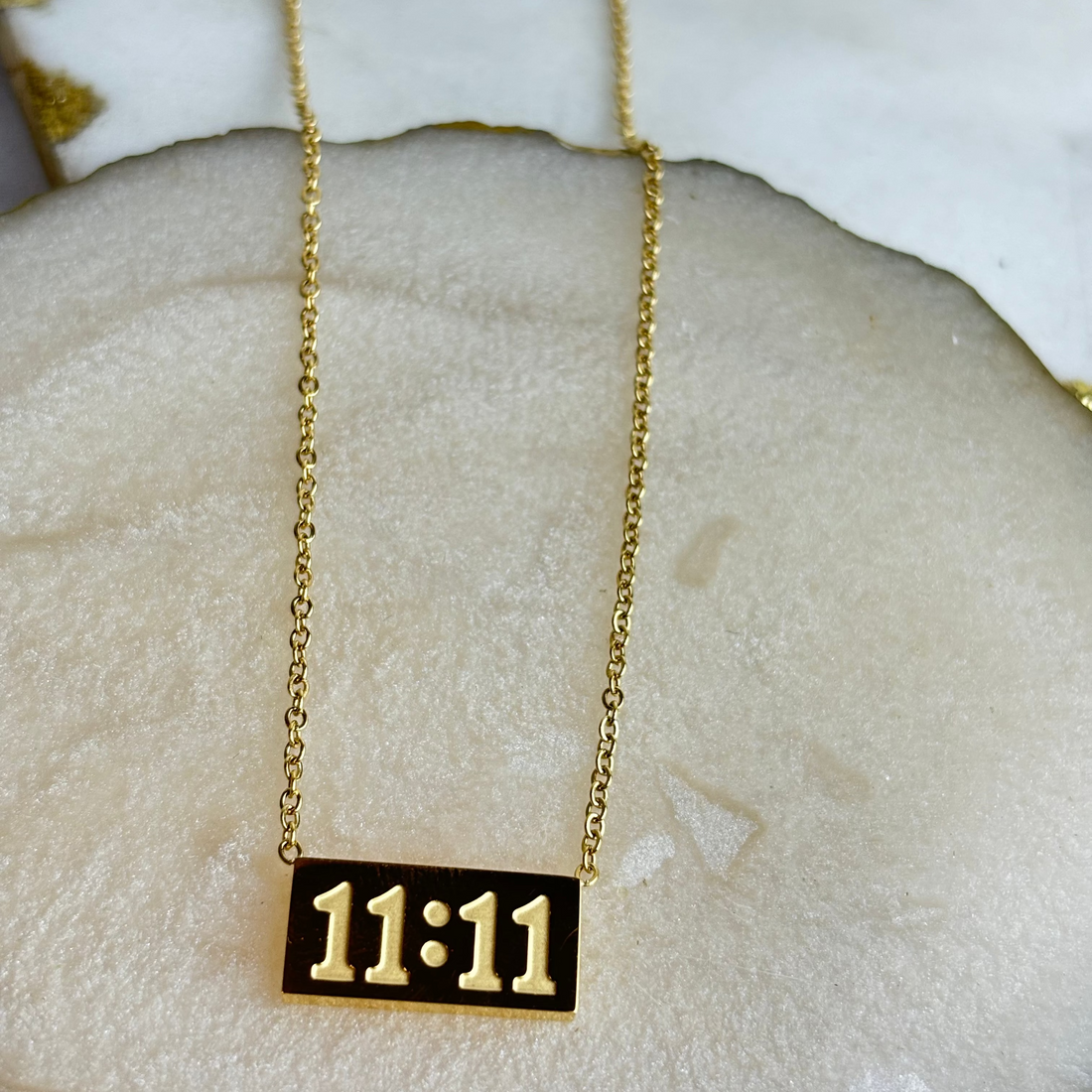 18K Gold Plated 11:11 Necklace