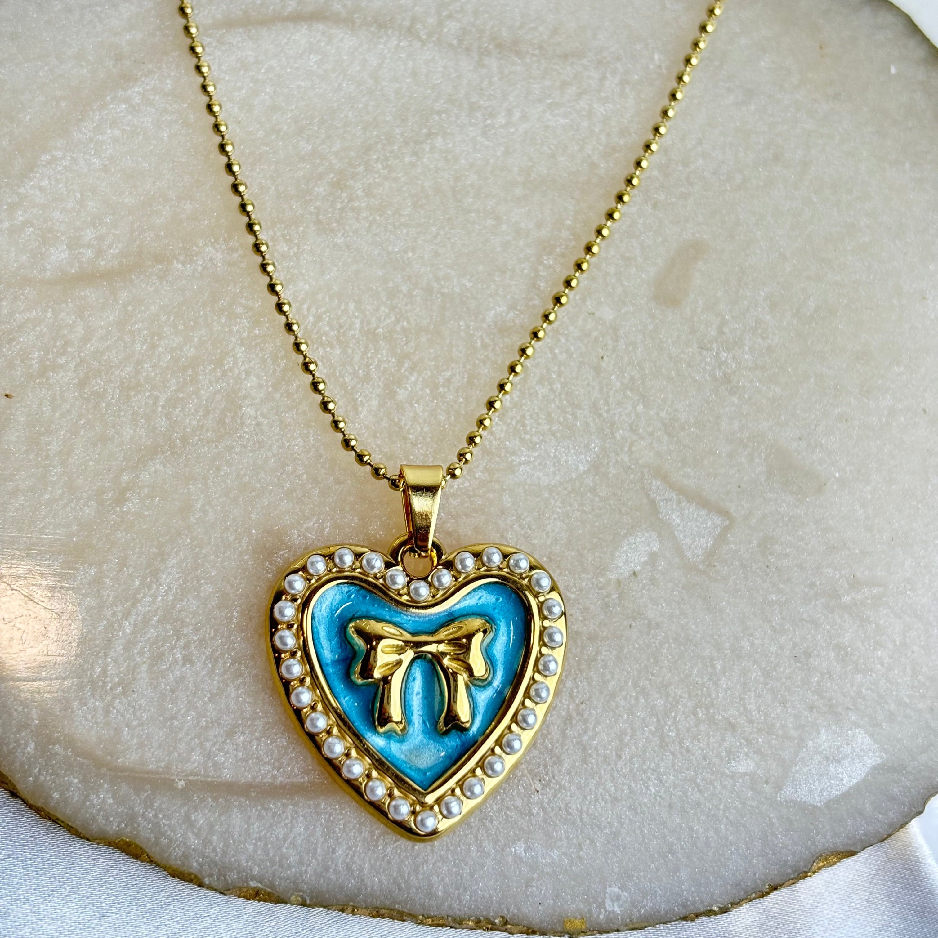 18K Gold Plated Heart Necklace