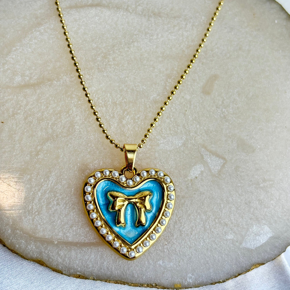 18K Gold Plated Heart Necklace