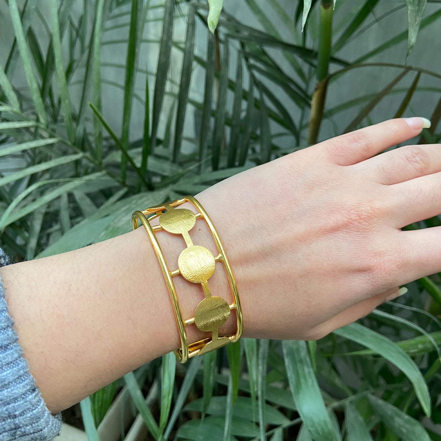 Golden Mirage Cuff Bracelet