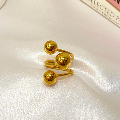 Cosmic Shine Spherical Gold Ring