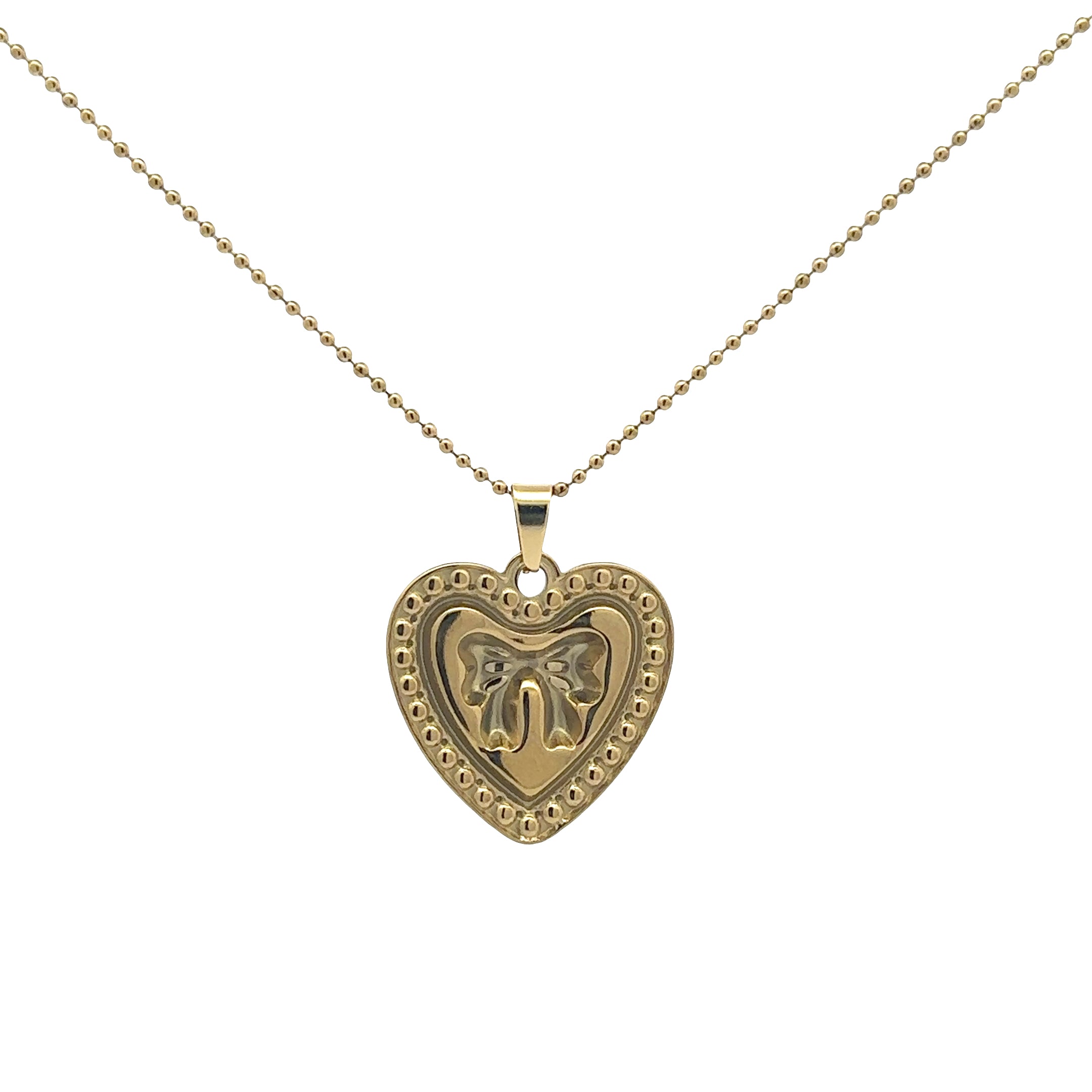 18K Gold Plated Heart Necklace
