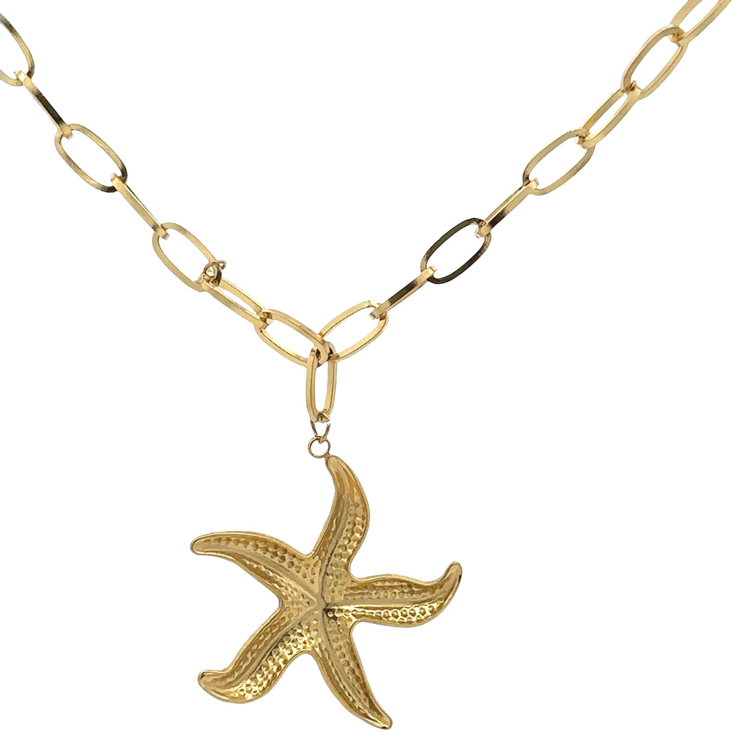 18K Gold Plated Starfish Necklace