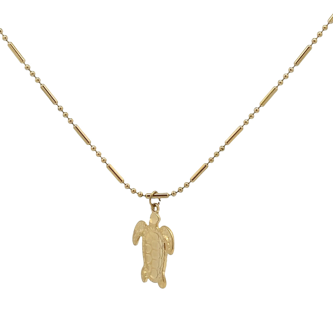 18K Gold Plated Turtle Necklace