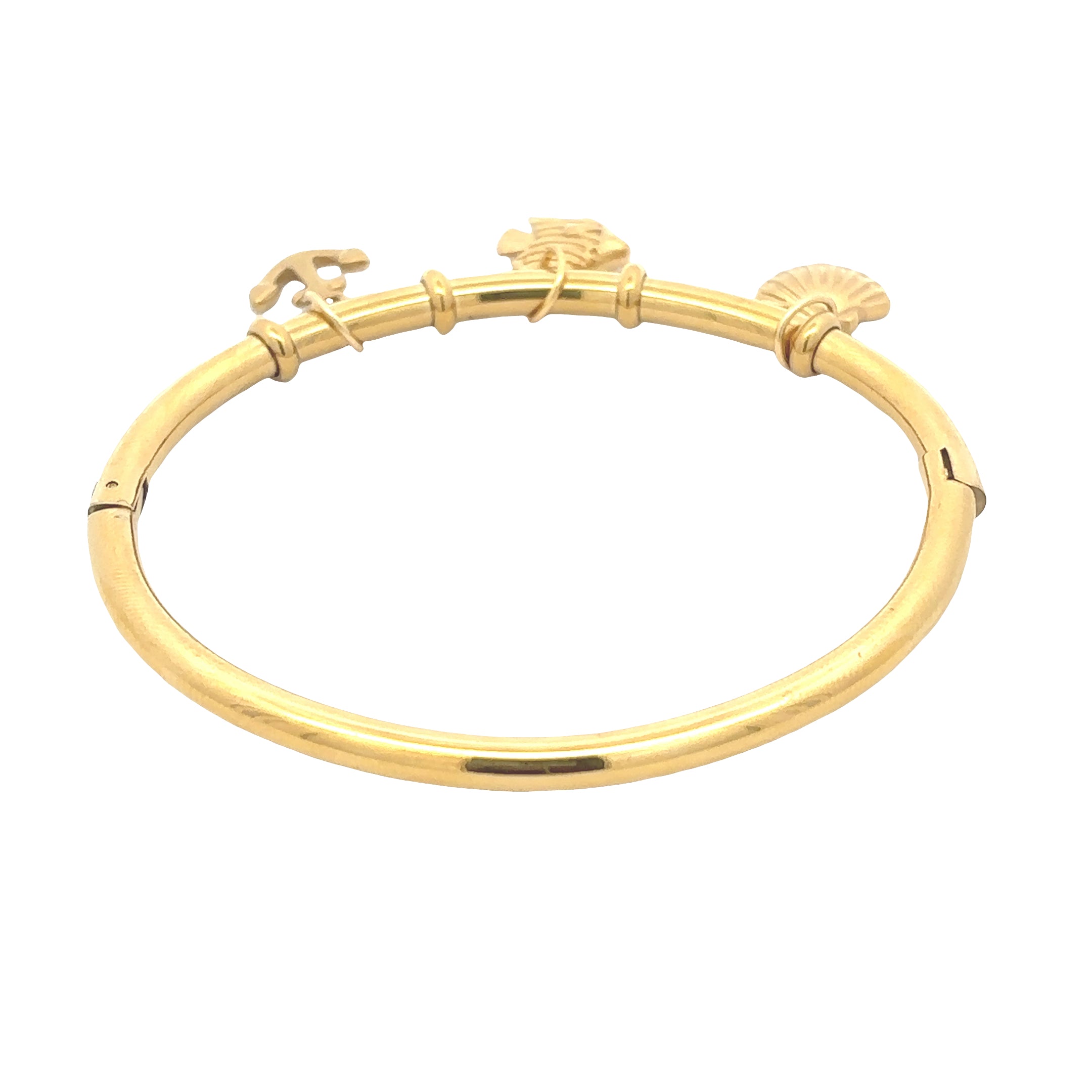 18K Gold Plated Ocean Charm Bracelet