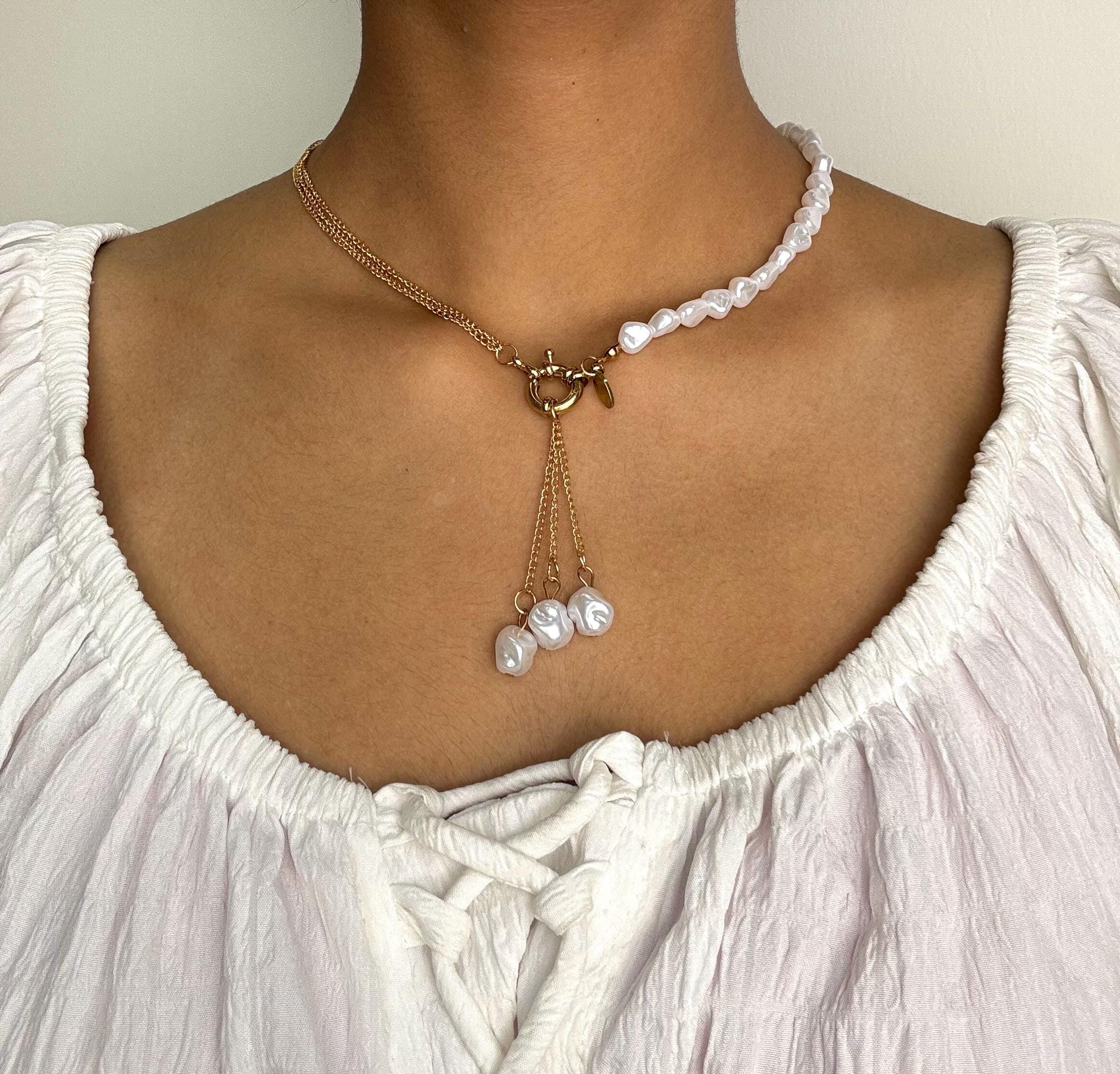 Pearl Tassel Necklace