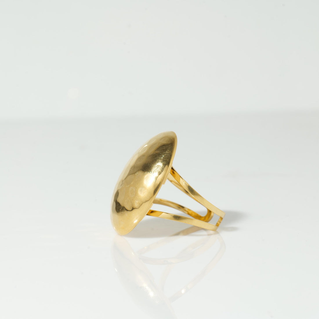 Gold Plated Dome Ring