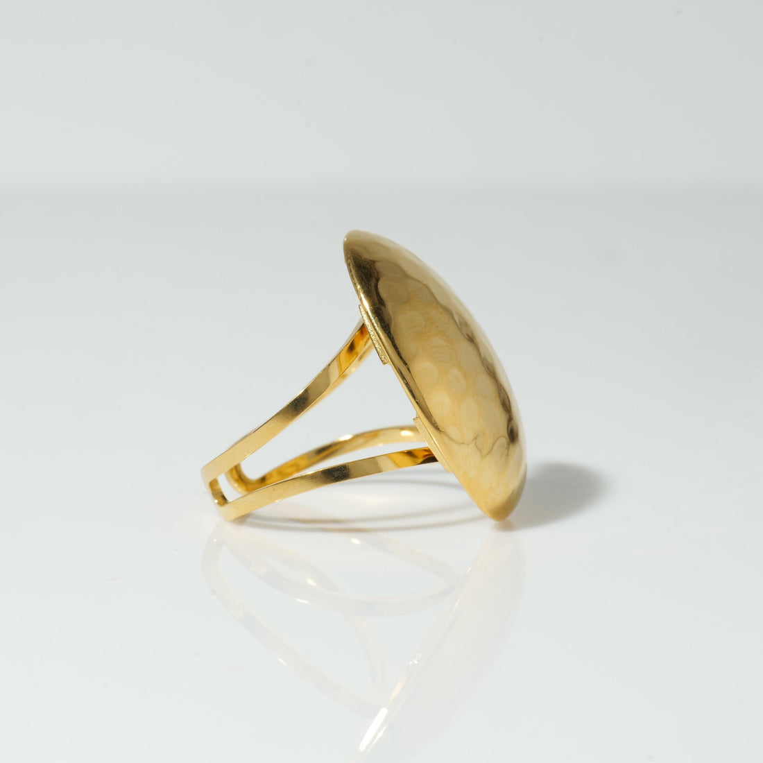 Gold Plated Dome Ring