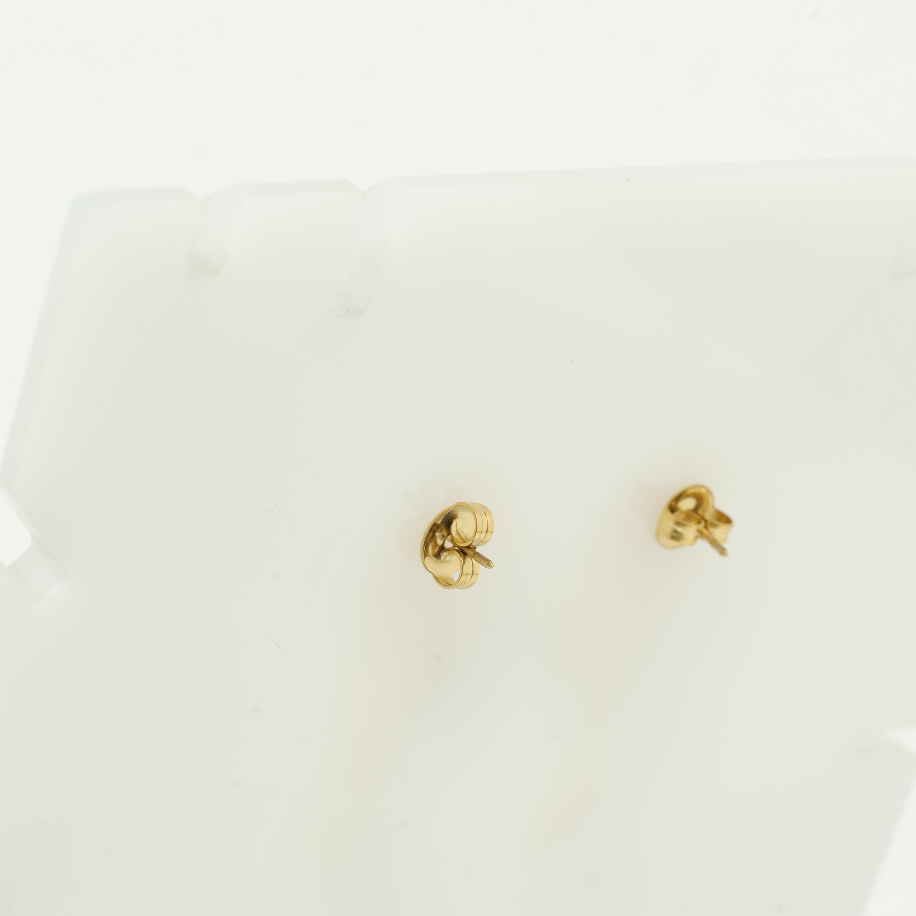 Gold molten drip earrings