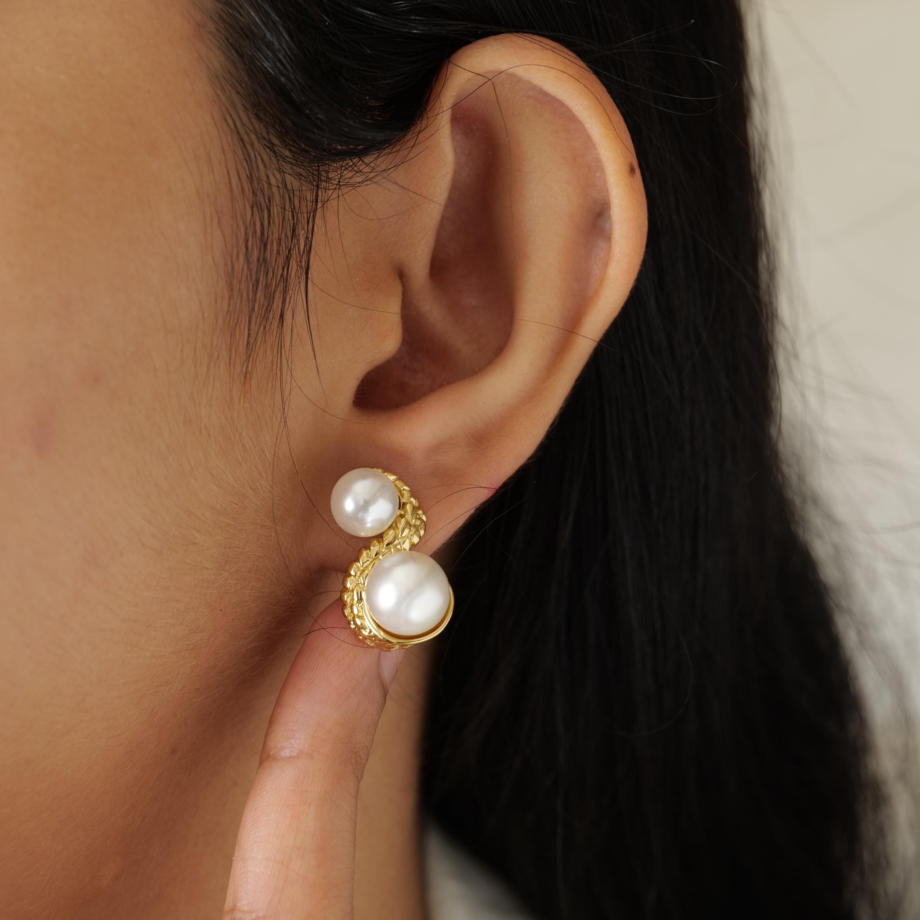 18K Gold Plated Statement Twist Jewelry