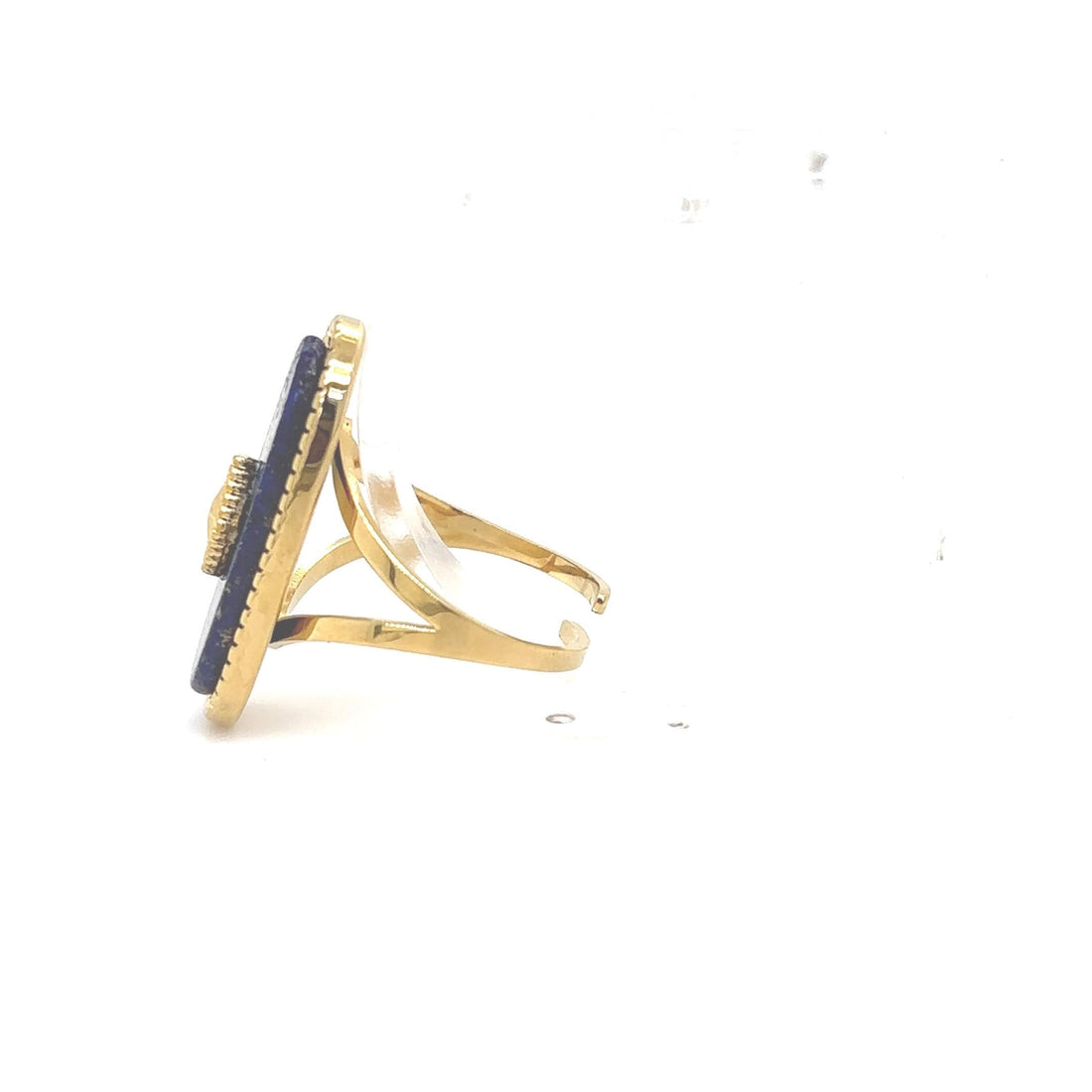 Lapis Lazuli Gold Plated Ring