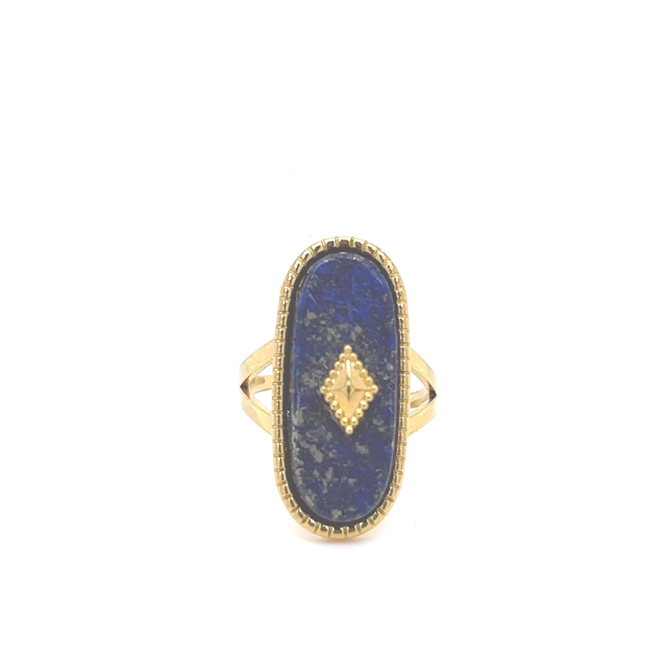 Lapis Lazuli Gold Plated Ring