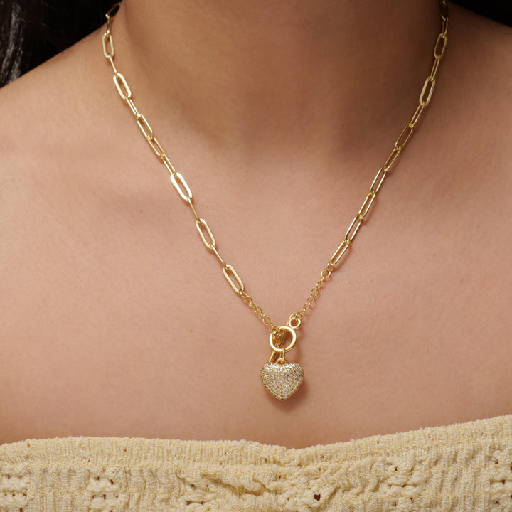 Heart Toggle Necklace