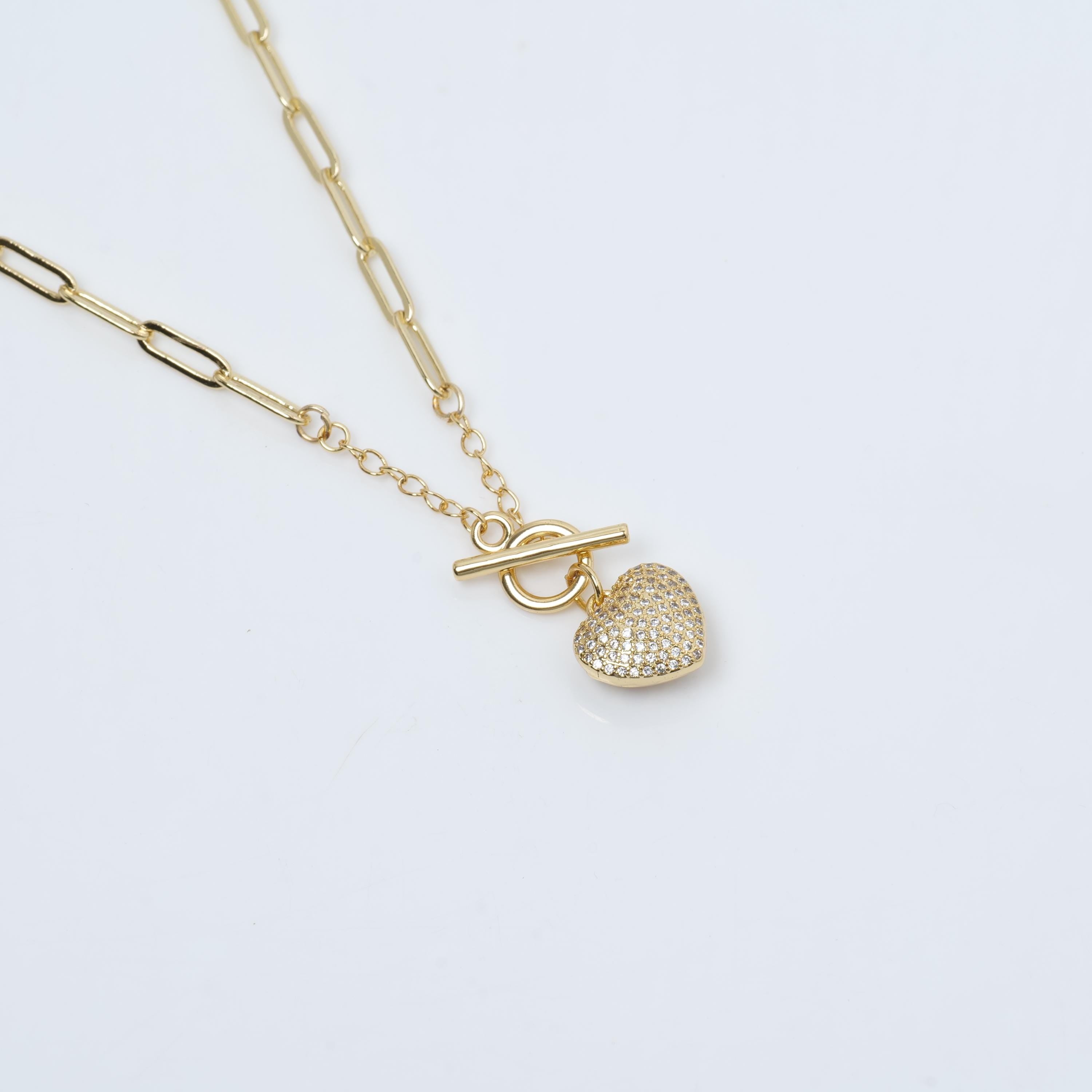 Heart Toggle Necklace