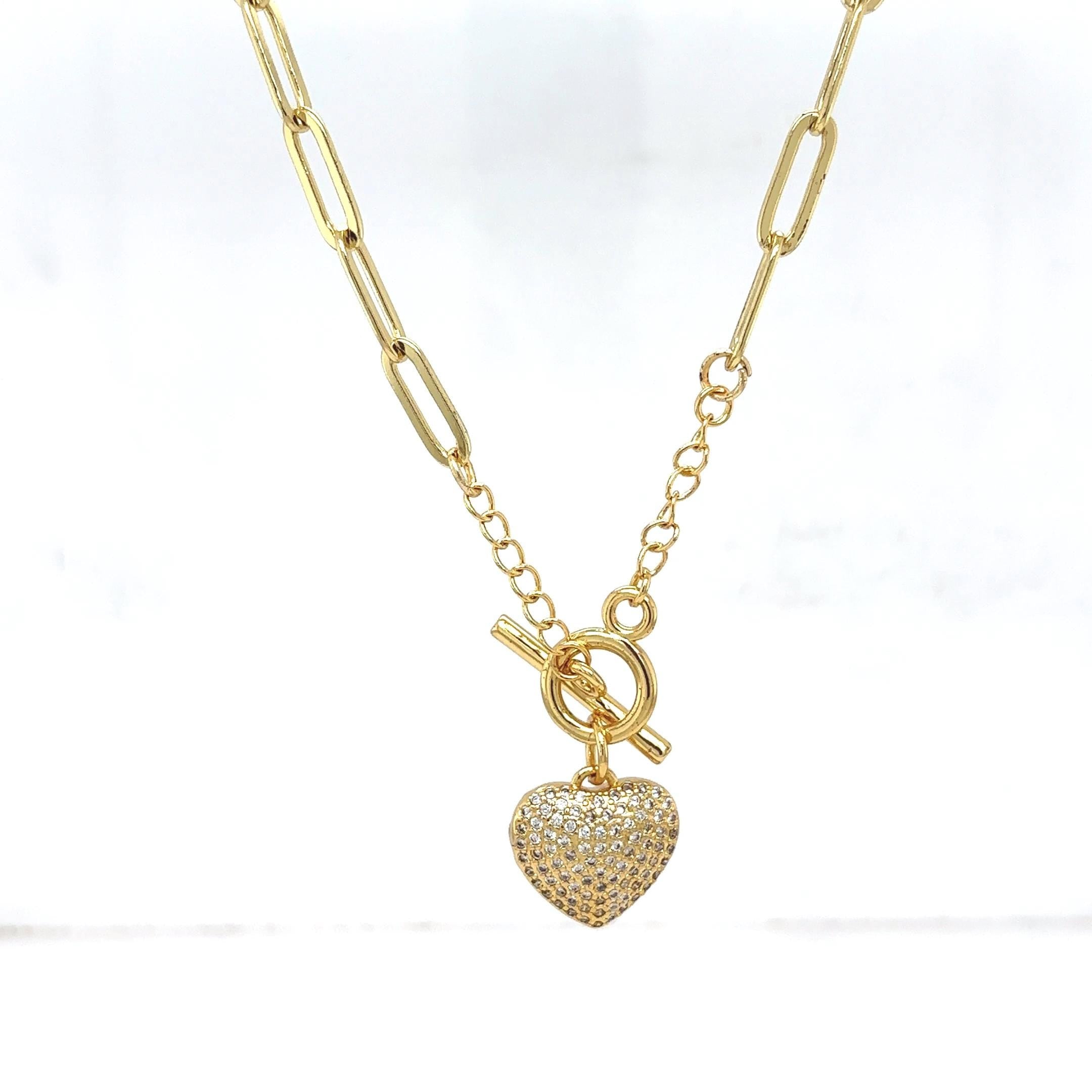 Heart Toggle Necklace